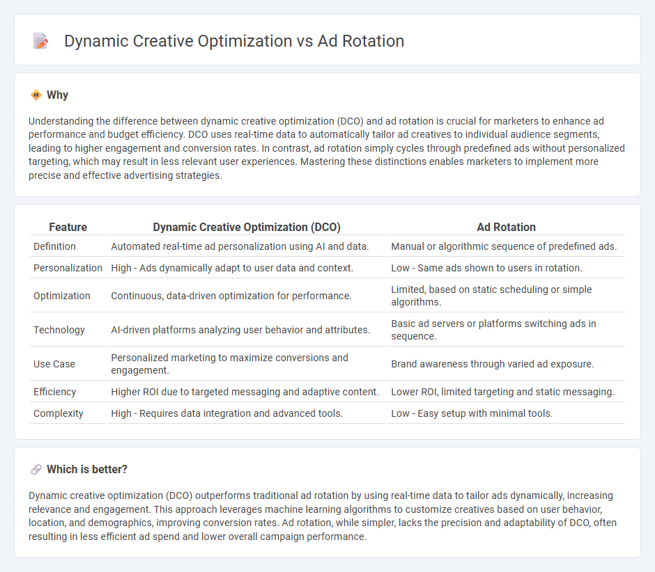 Dynamic Creative Optimization vs Ad Rotation in Marketing