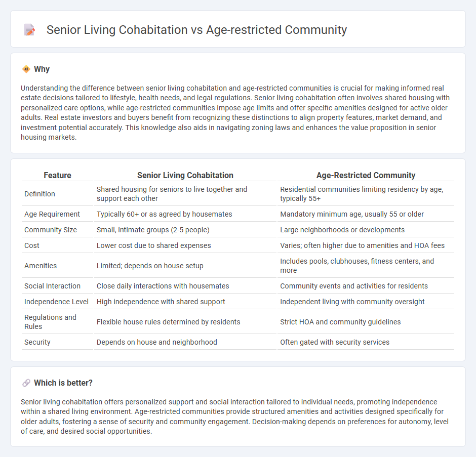 Senior Living Cohabitation vs Age-Restricted Community in Real Estate