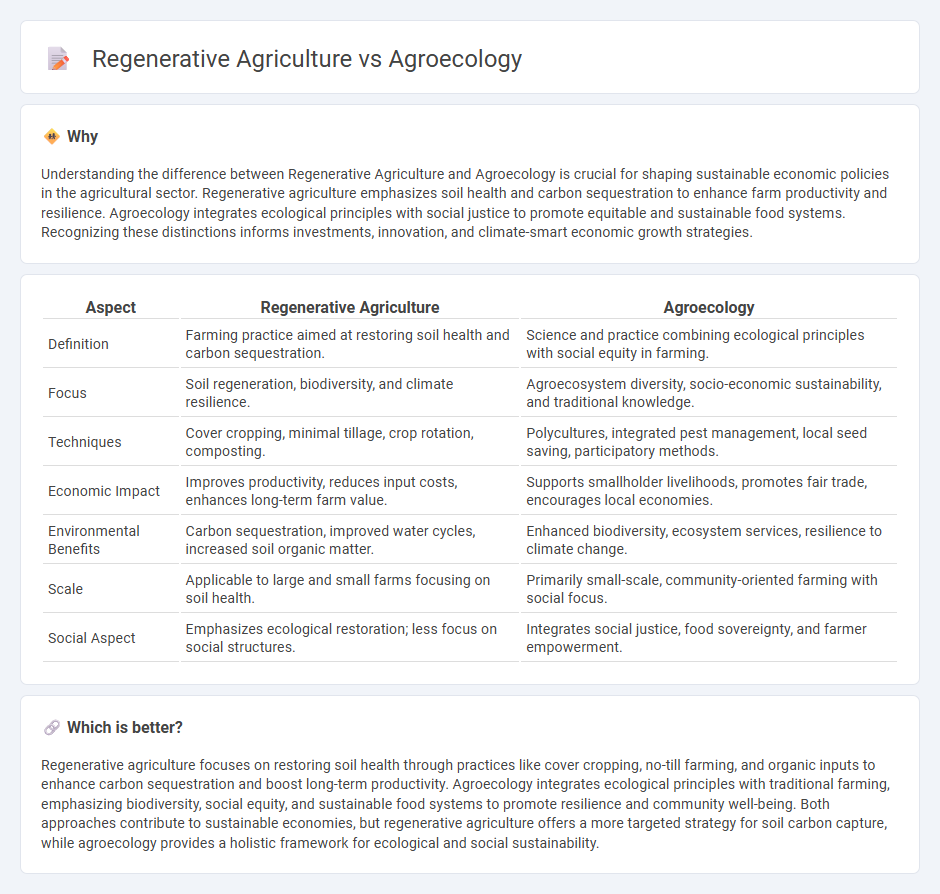 Regenerative Agriculture vs Agroecology in Economy