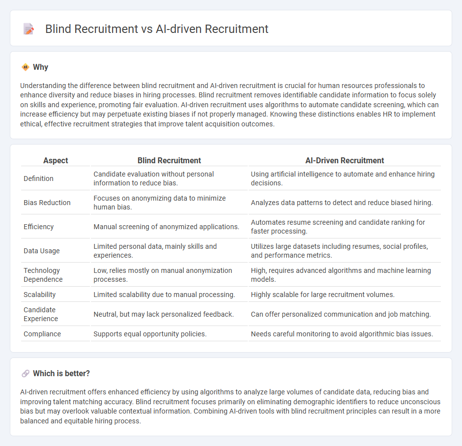 Blind Recruitment vs Ai-Driven Recruitment in Human Resources