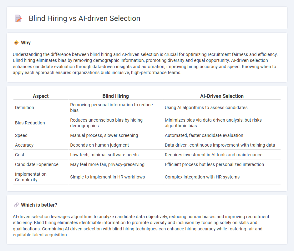 Blind Hiring vs Ai-Driven Selection in Human Resources