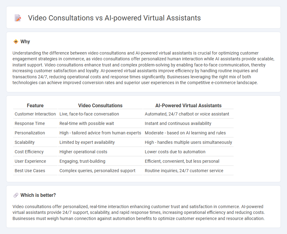 Video Consultations vs Ai-Powered Virtual Assistants in Commerce