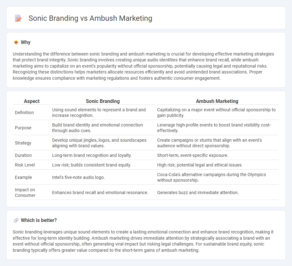 Sonic Branding vs Ambush Marketing in Marketing