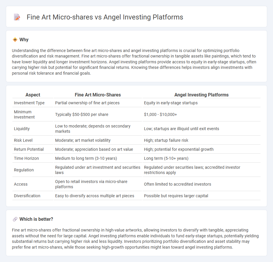 Fine Art Micro-Shares vs Angel Investing Platforms in Investment