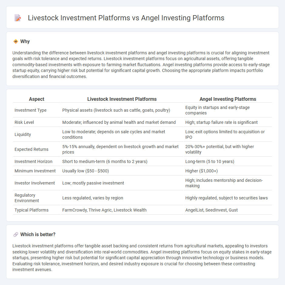 Livestock Investment Platforms vs Angel Investing Platforms in Investment