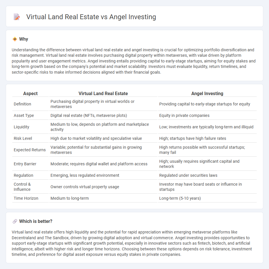 Virtual Land Real Estate vs Angel Investing in Investment