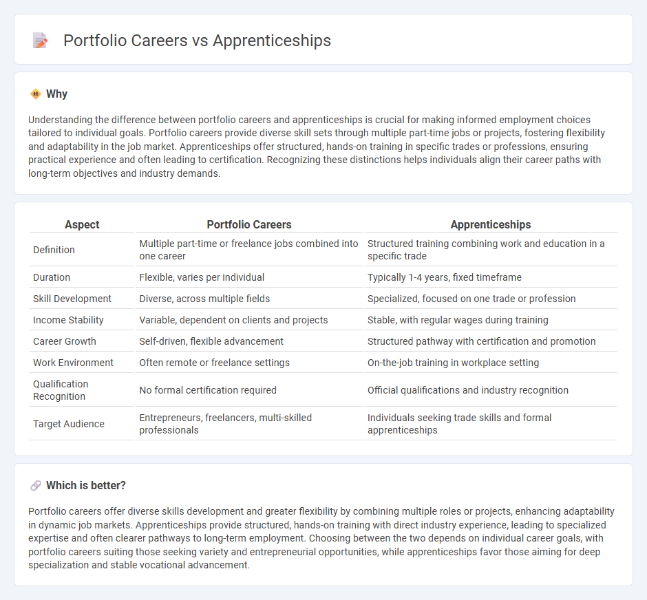 Portfolio Careers vs Apprenticeships in Employment