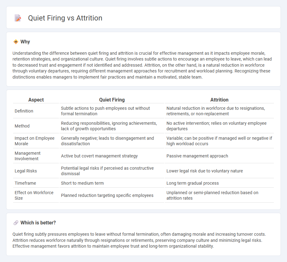 Quiet Firing vs Attrition in Management