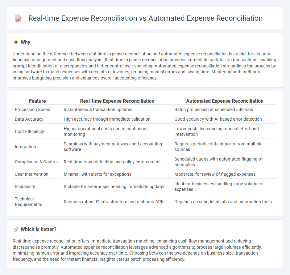 Real-Time Expense Reconciliation vs Automated Expense Reconciliation in Accounting