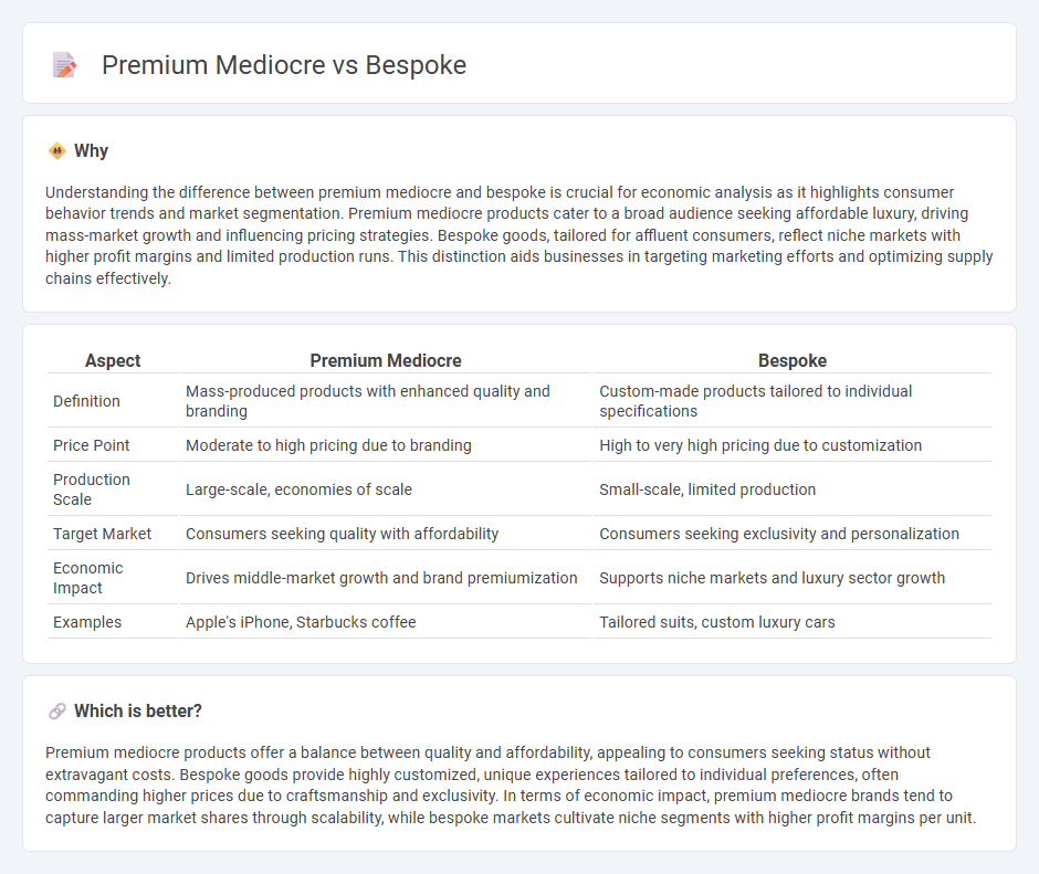 Premium Mediocre vs Bespoke in Economy