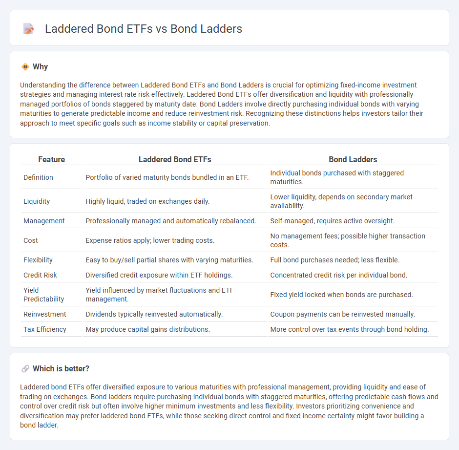 Laddered Bond Etfs vs Bond Ladders in Finance