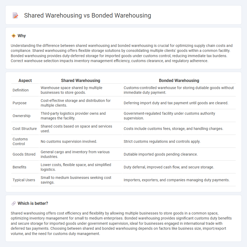 Shared Warehousing vs Bonded Warehousing in Logistics