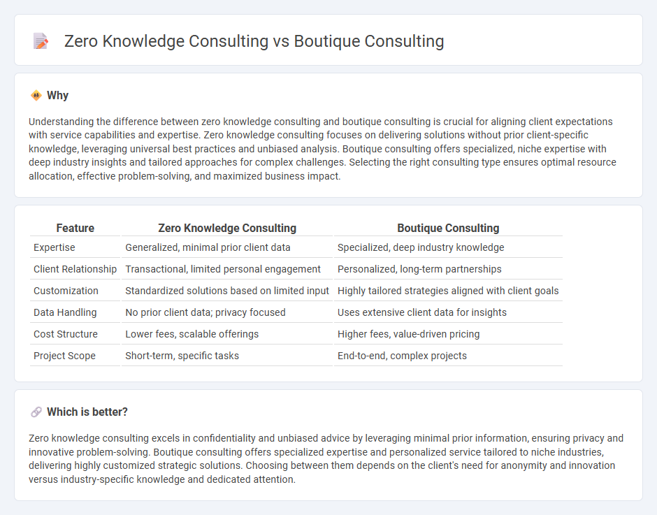 Zero Knowledge Consulting vs Boutique Consulting in Consulting