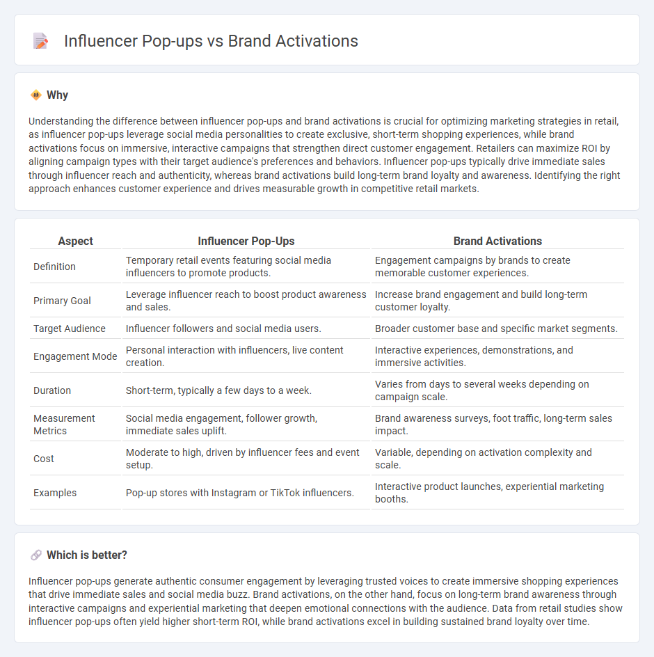 Influencer Pop-Ups vs Brand Activations in Retail