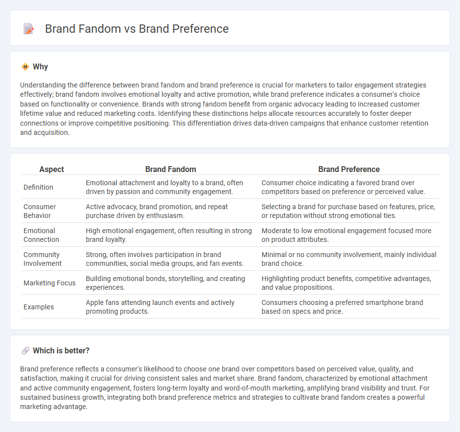 Brand Fandom vs Brand Preference in Marketing