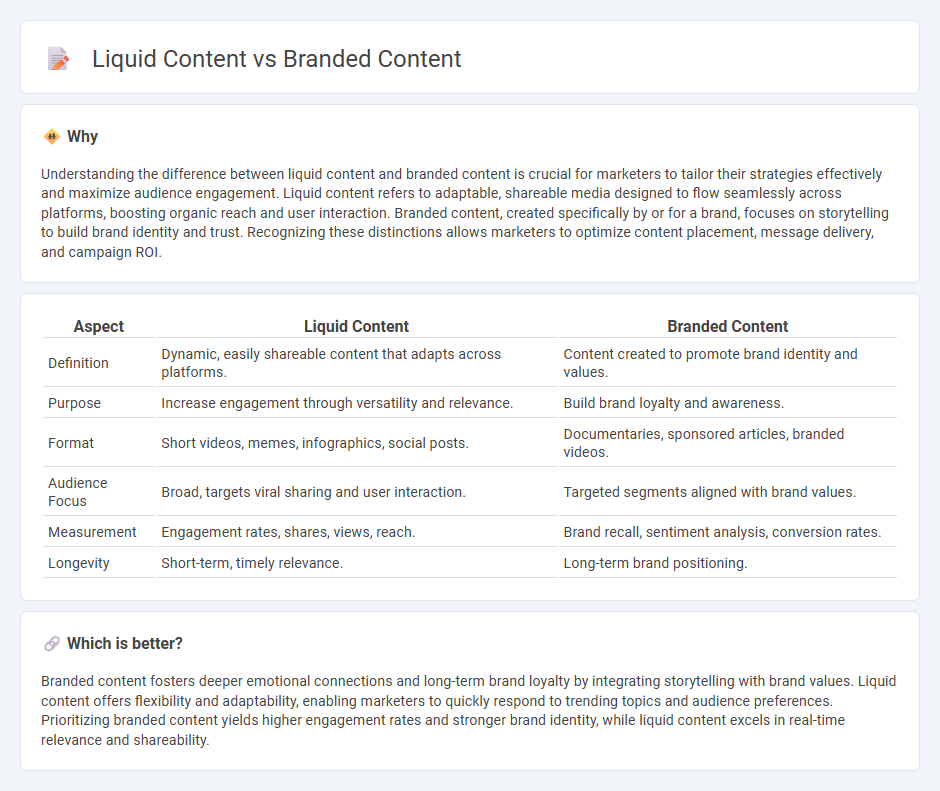 Liquid Content vs Branded Content in Marketing