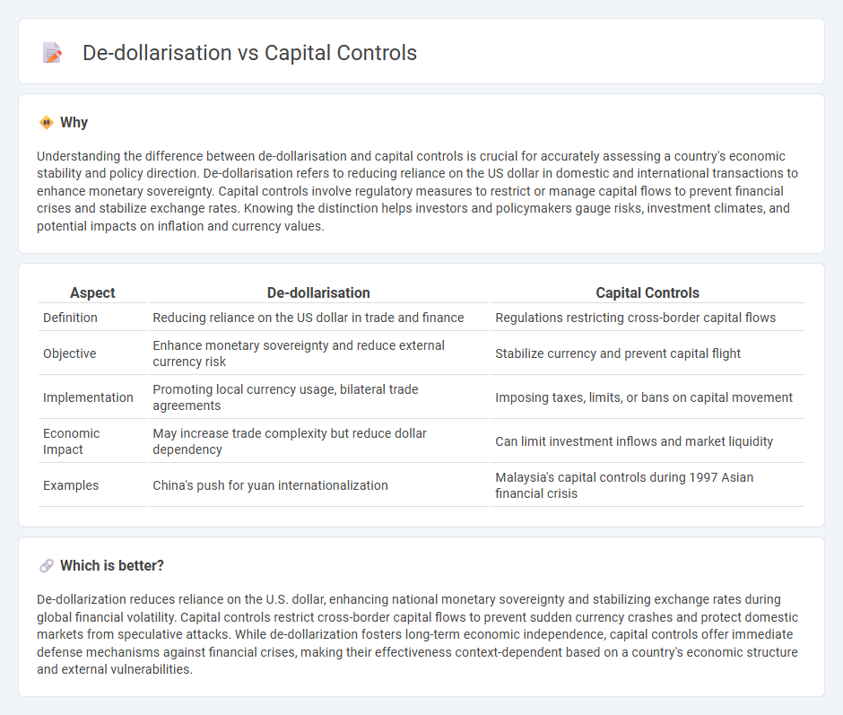 De-Dollarisation vs Capital Controls in Economy
