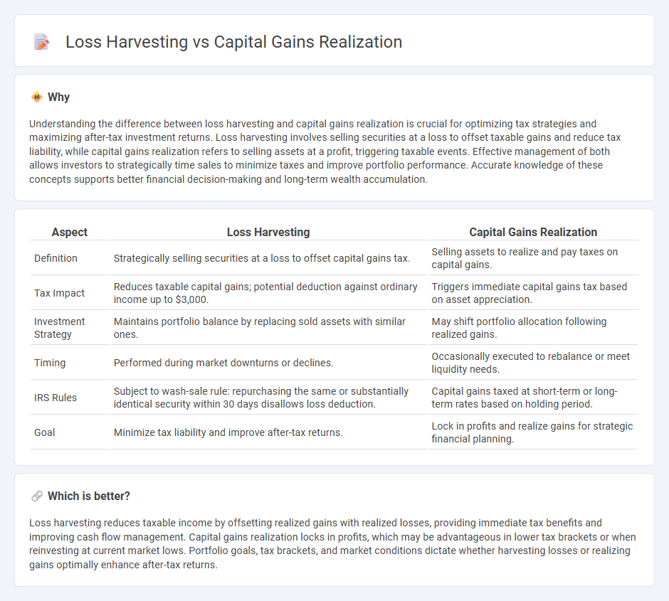 Loss Harvesting vs Capital Gains Realization in Finance