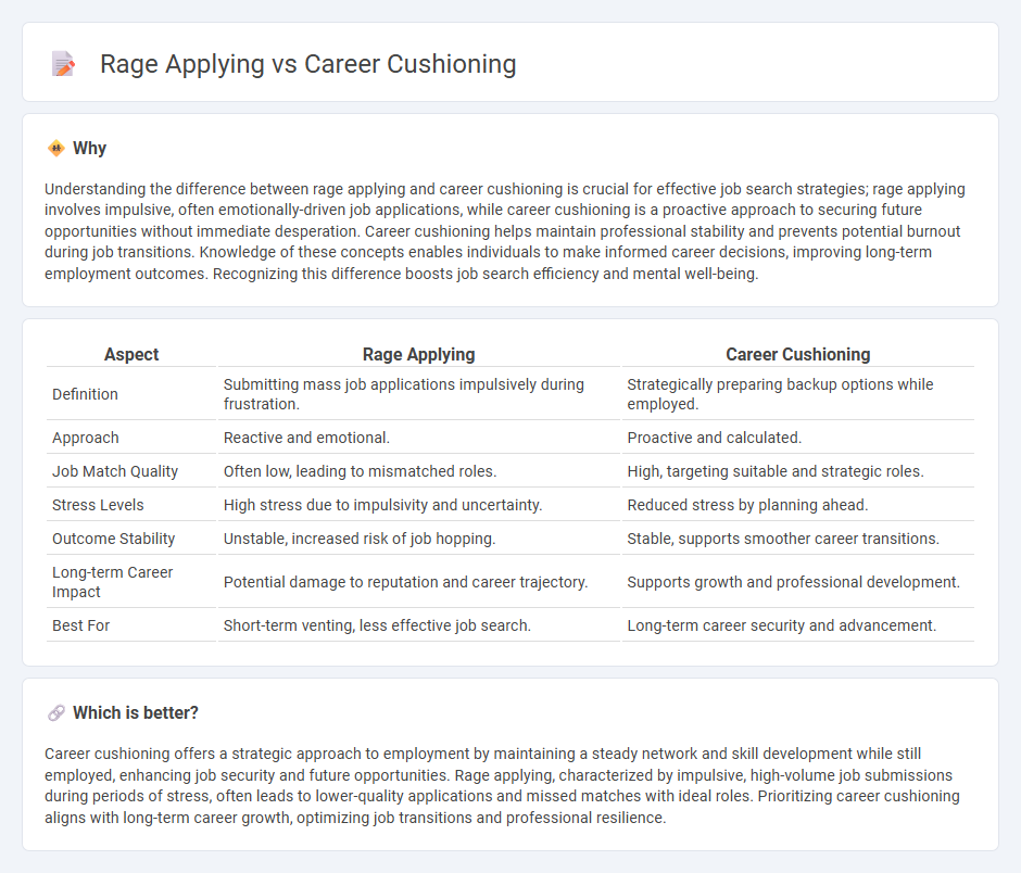 Rage Applying vs Career Cushioning in Employment
