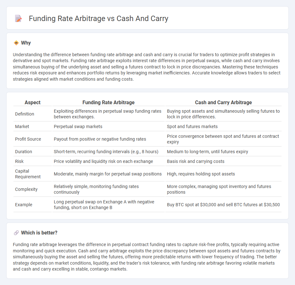 Funding Rate Arbitrage vs Cash And Carry in Trading