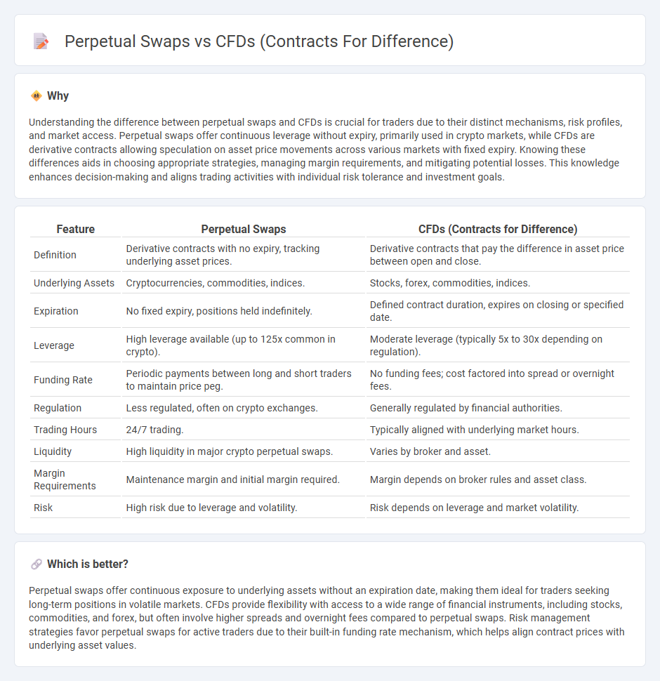 Perpetual Swaps vs Cfds (Contracts For Difference) in Trading