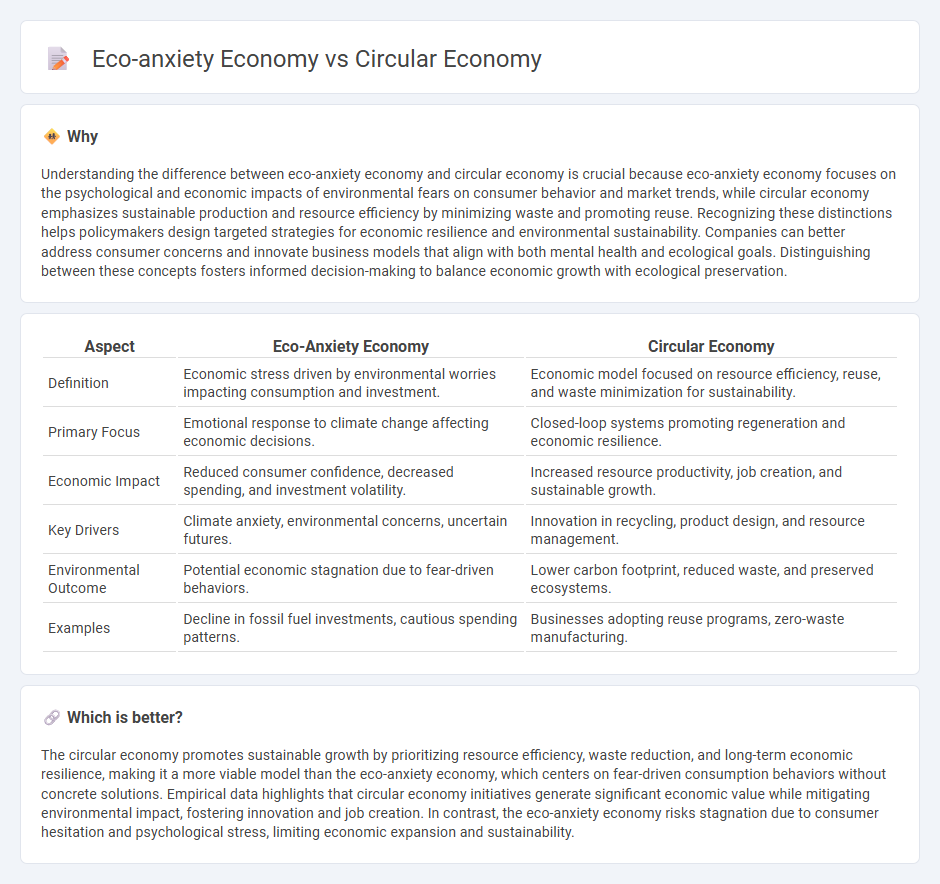 Eco-Anxiety Economy vs Circular Economy in Economy