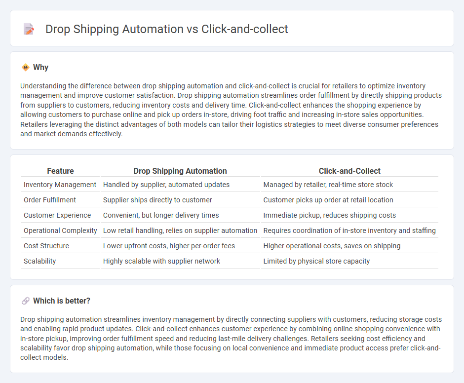 Drop Shipping Automation vs Click-And-Collect in Retail