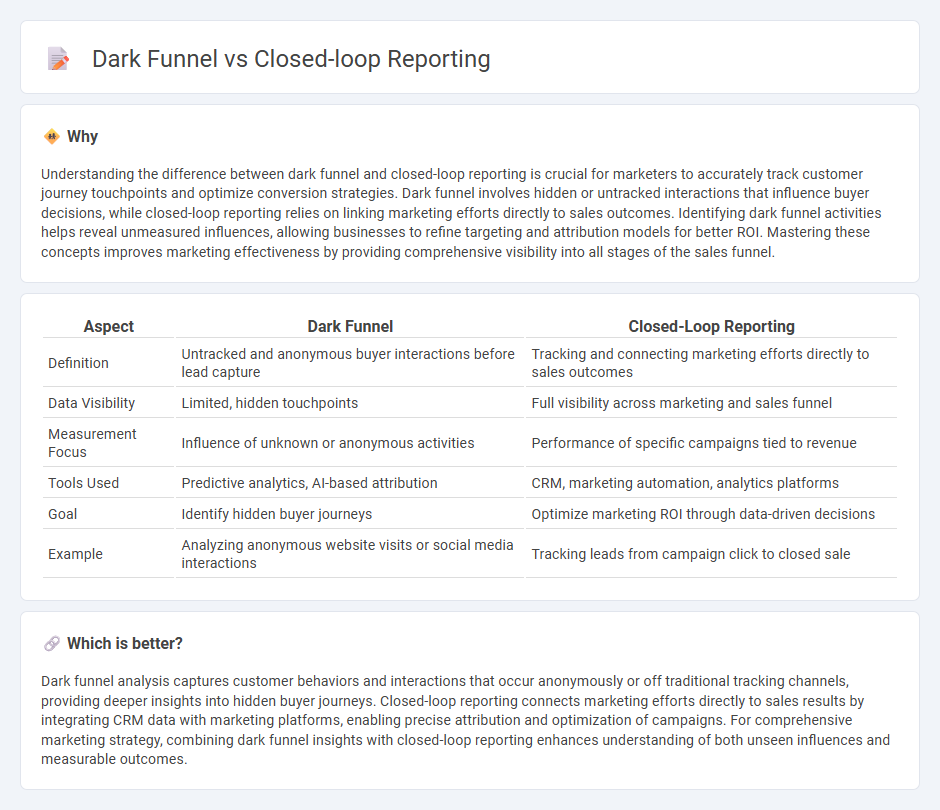 Dark Funnel vs Closed-Loop Reporting in Marketing