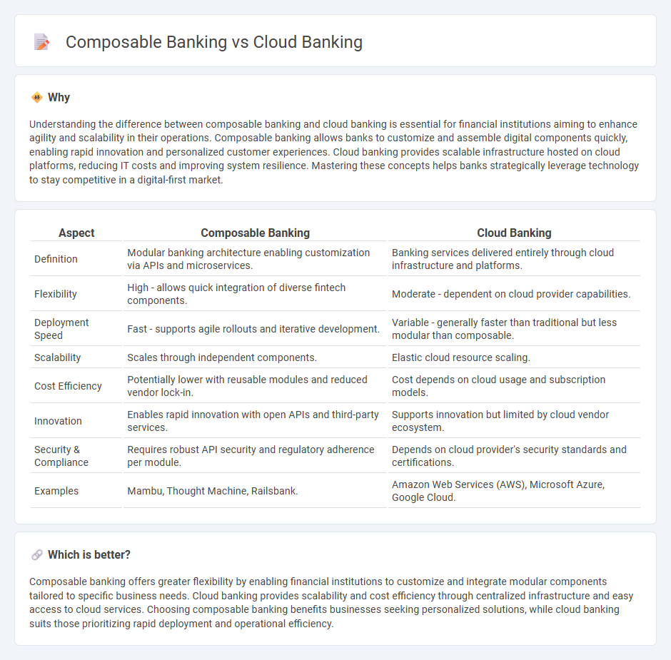 Composable Banking vs Cloud Banking in Banking