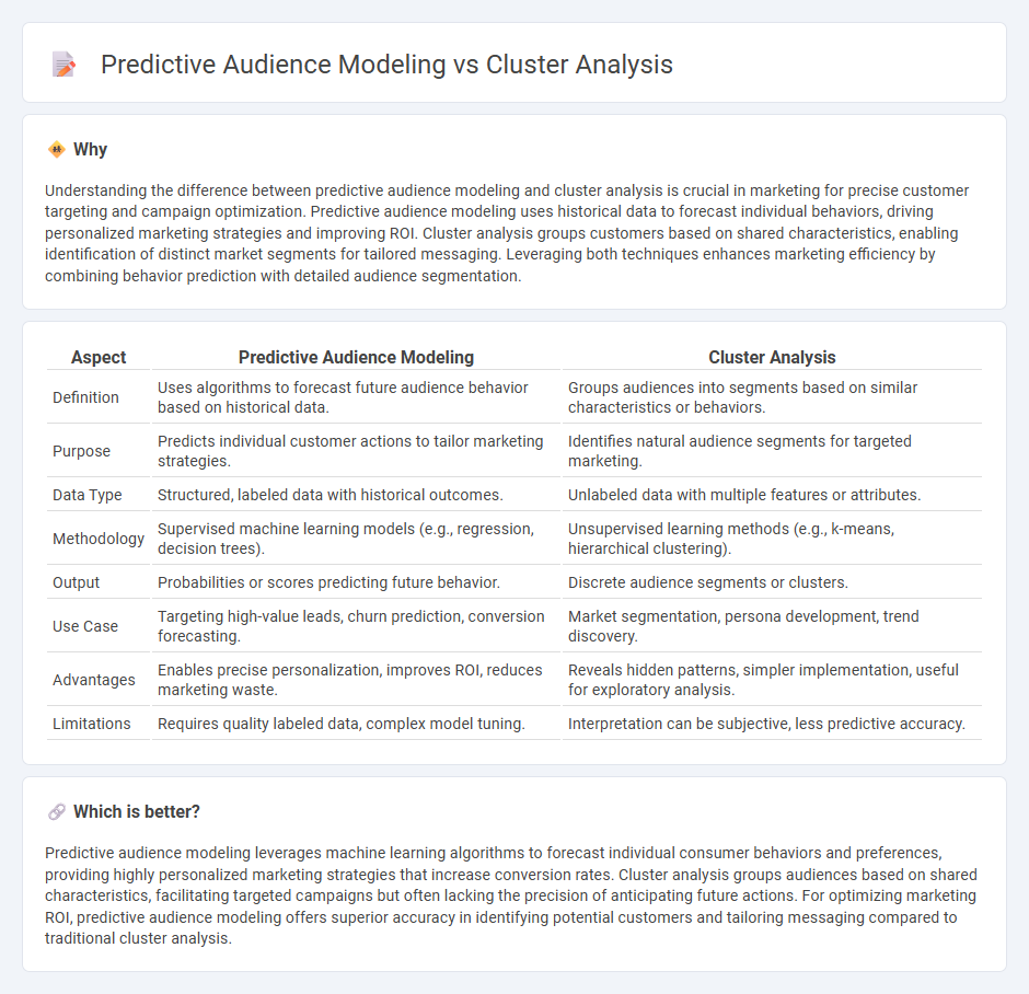 Predictive Audience Modeling vs Cluster Analysis in Marketing