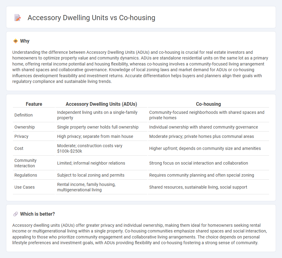 Accessory Dwelling Units vs Co-Housing in Real Estate