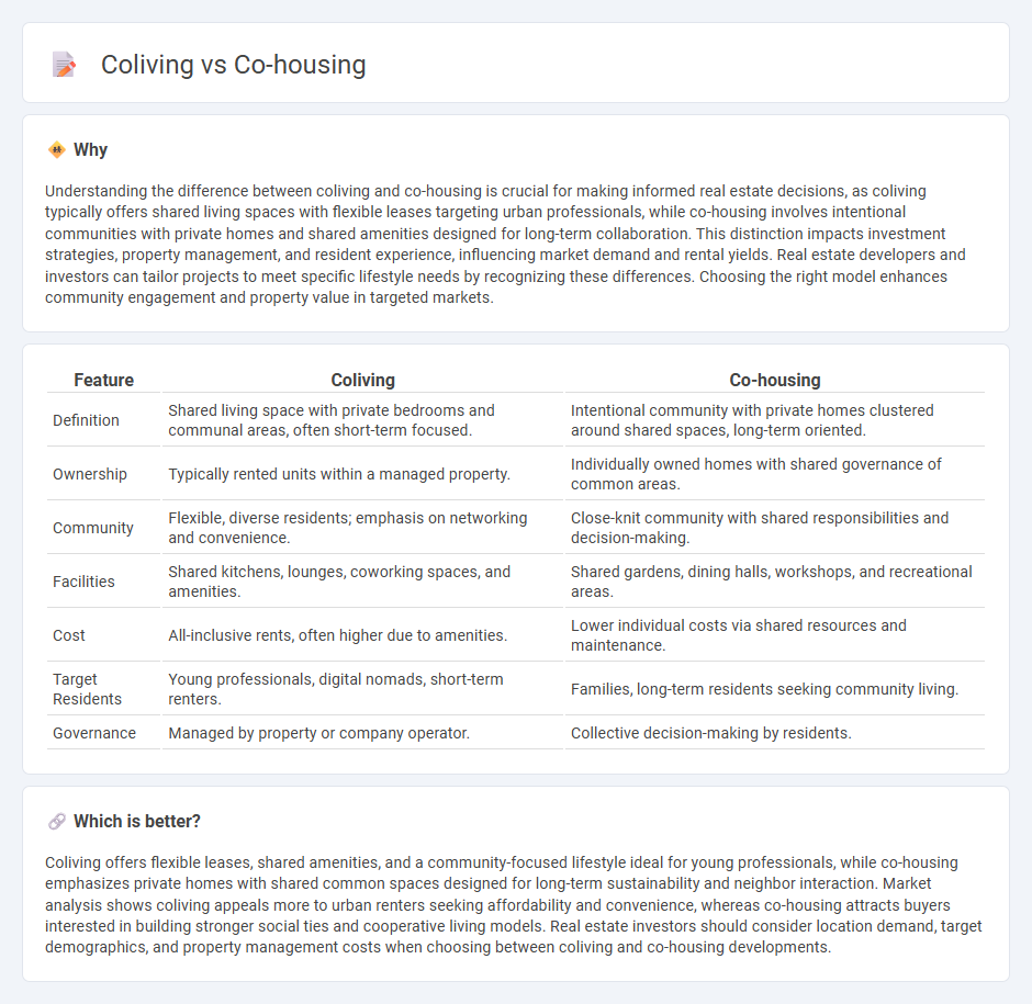Coliving vs Co-Housing in Real Estate
