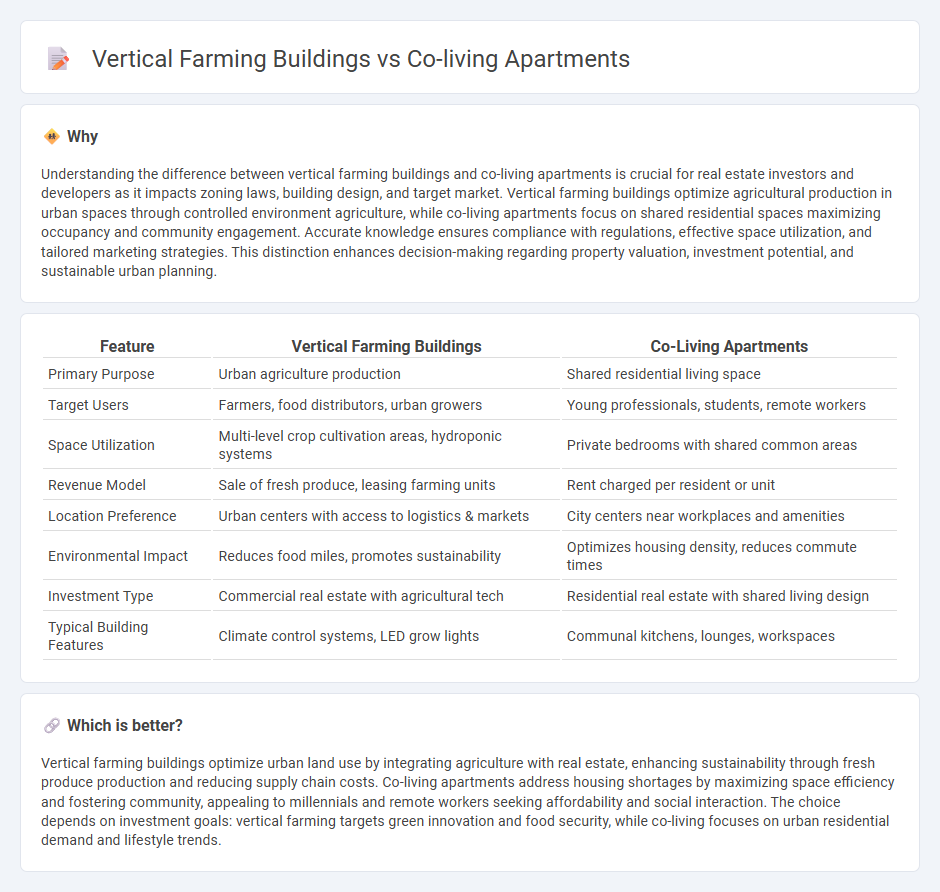 Vertical Farming Buildings vs Co-Living Apartments in Real Estate
