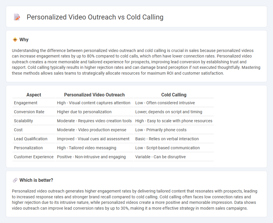 Personalized Video Outreach vs Cold Calling in Sales