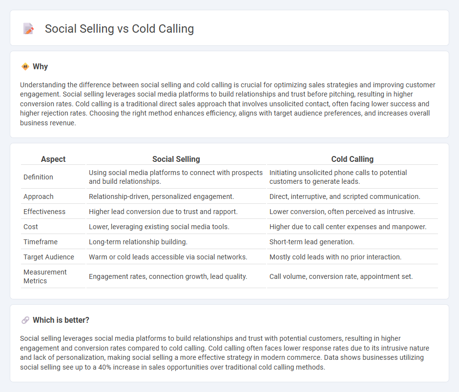 Social Selling vs Cold Calling in Commerce