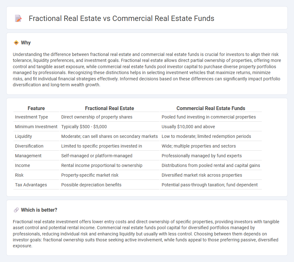 Fractional Real Estate vs Commercial Real Estate Funds in Investment