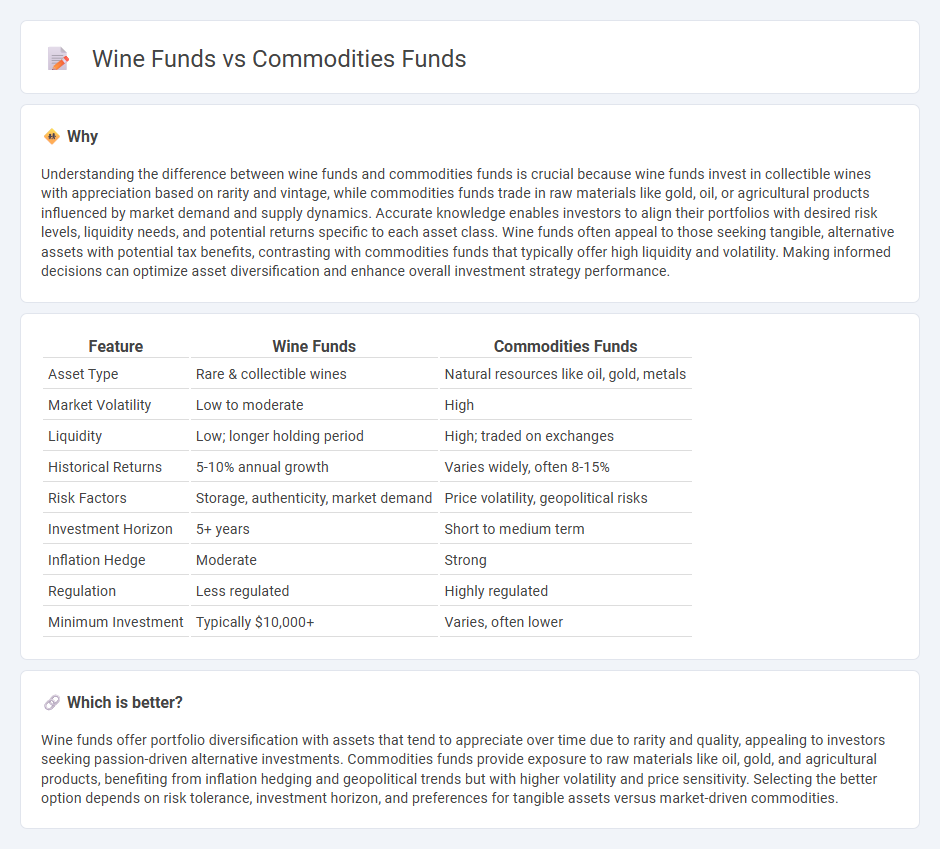 Wine Funds vs Commodities Funds in Investment