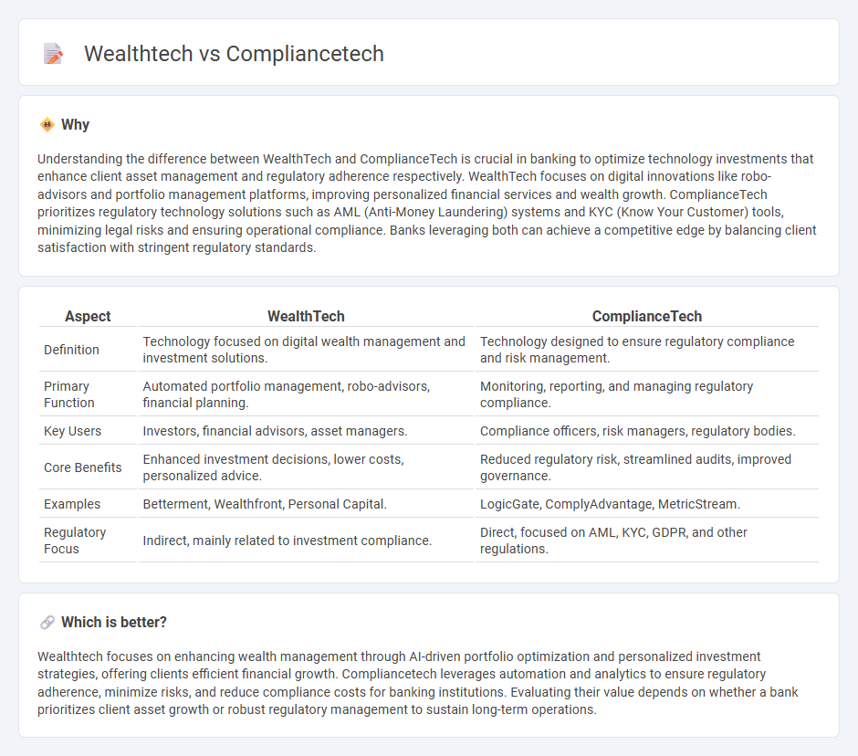 Wealthtech vs Compliancetech in Banking