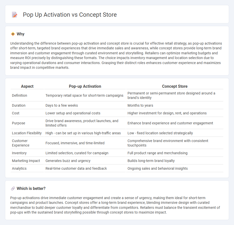 Pop Up Activation vs Concept Store in Retail