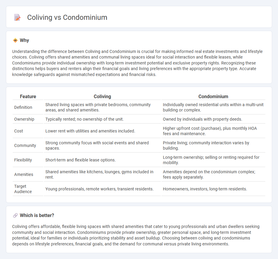 Coliving vs Condominium in Real Estate