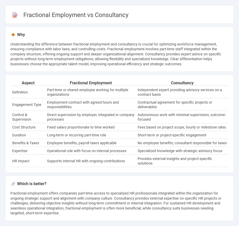 Fractional Employment vs Consultancy in Human Resources