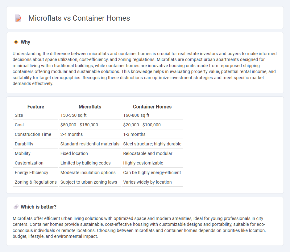 Microflats vs Container Homes in Real Estate