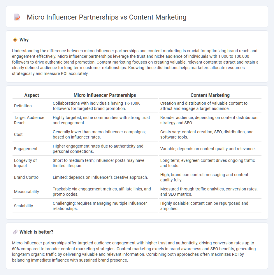 Micro Influencer Partnerships vs Content Marketing in Marketing