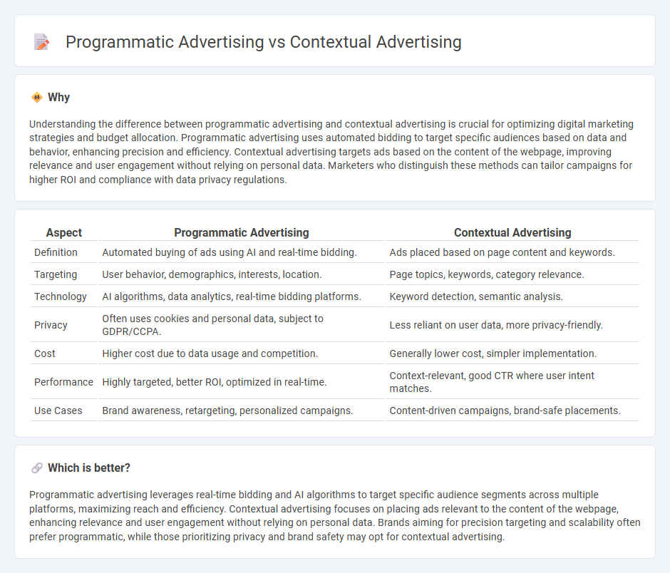 Programmatic Advertising vs Contextual Advertising in Marketing