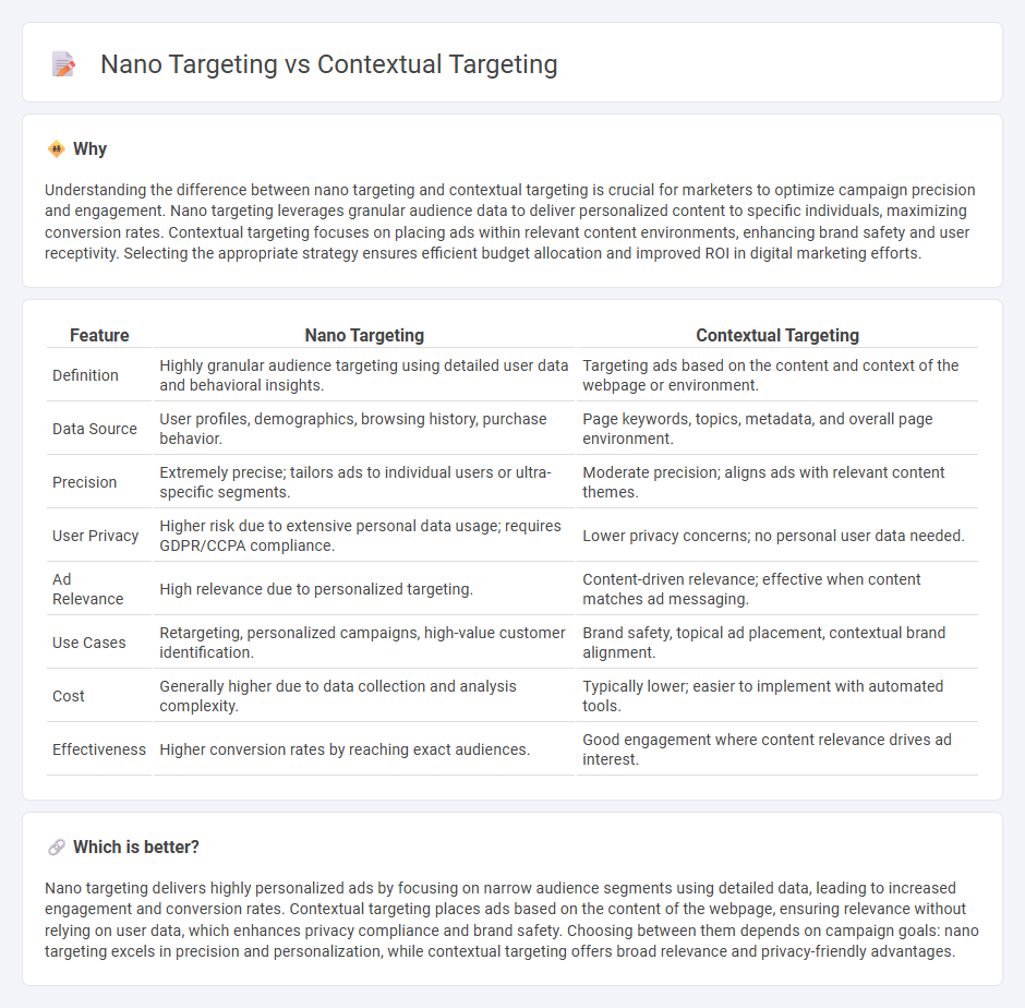 Nano Targeting vs Contextual Targeting in Marketing