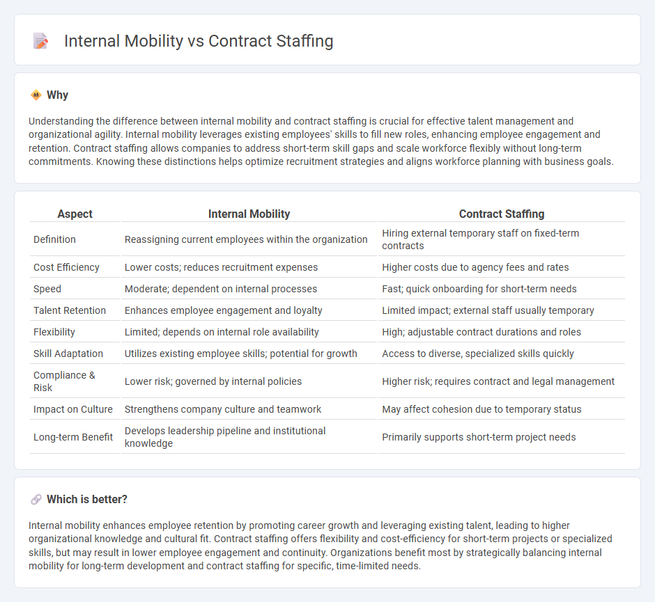 Internal Mobility vs Contract Staffing in Management