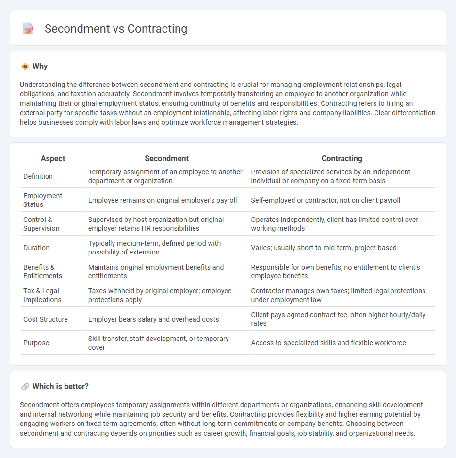 Secondment vs Contracting in Employment