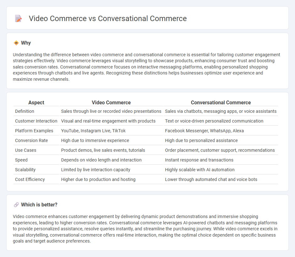 Video Commerce vs Conversational Commerce in Commerce