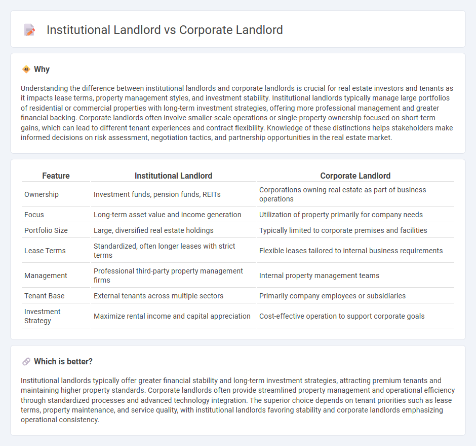 Institutional Landlord vs Corporate Landlord in Real Estate