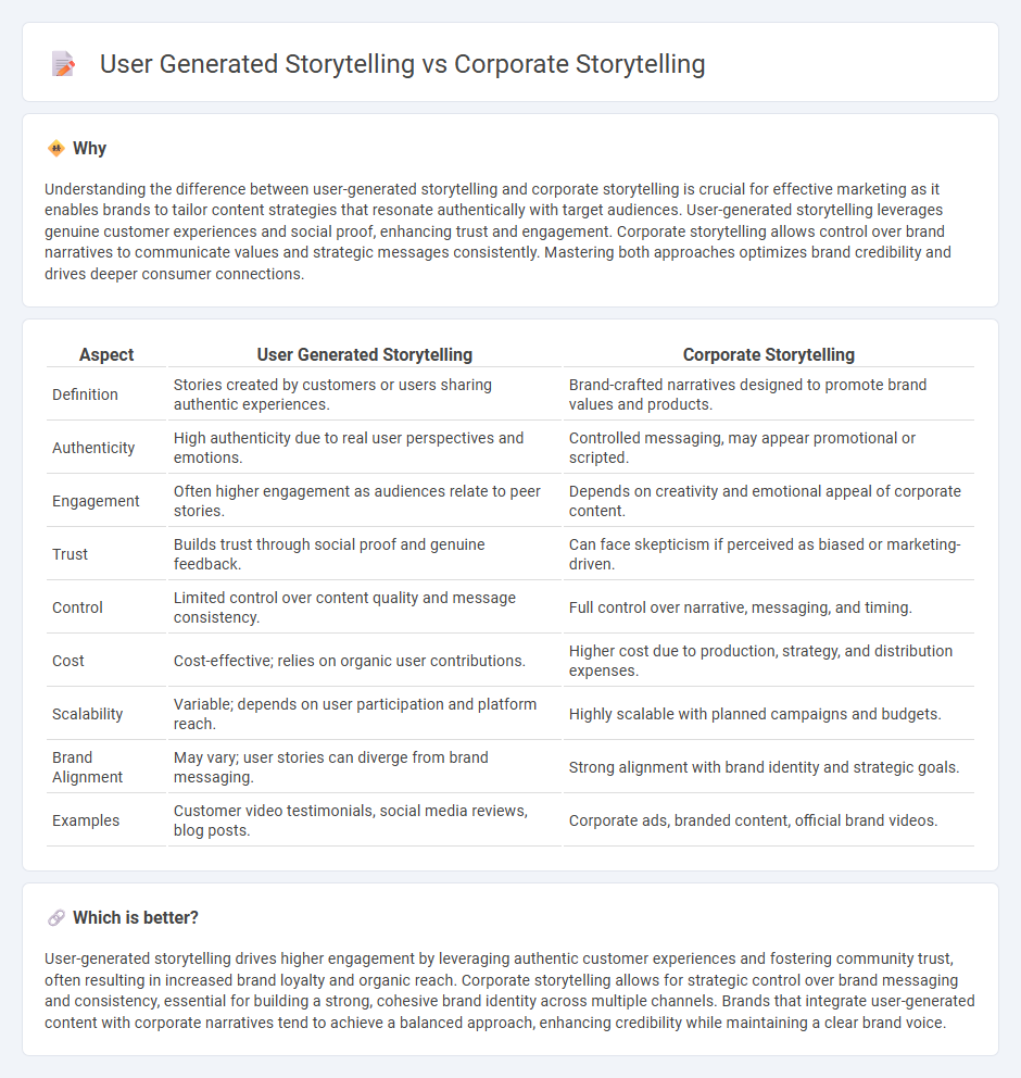 User Generated Storytelling vs Corporate Storytelling in Marketing
